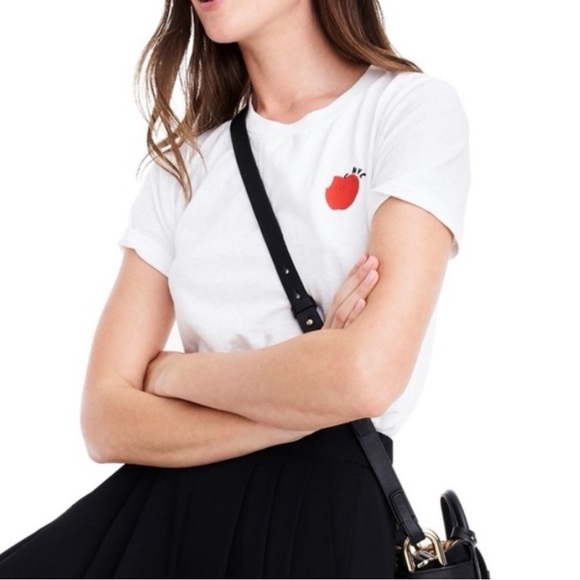 JCrew- The Big Apple embroidered t-shirt - Picture 2 of 6